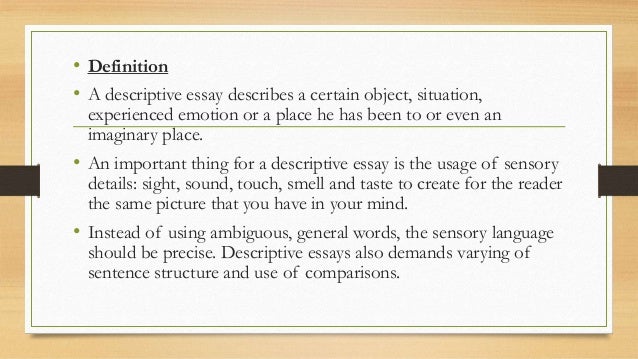 Essay structure and organization