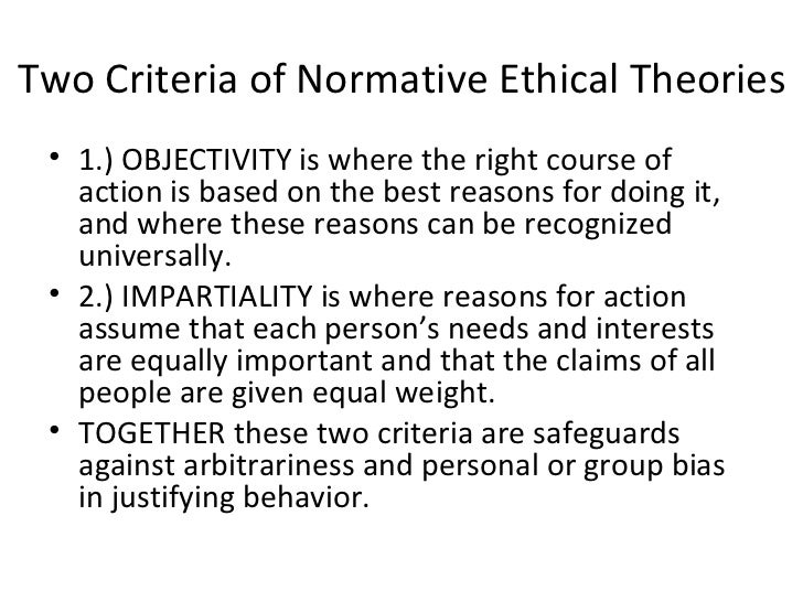 What are normative ethics