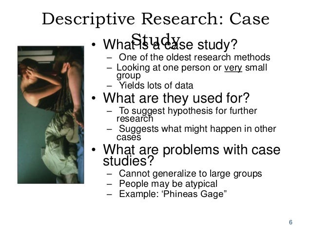Descriptive research case study examples image