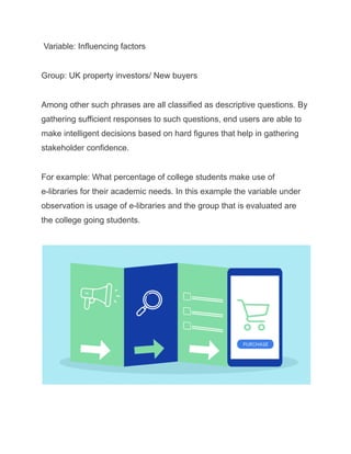 DEscriptive research questions for students writing papers | PDF