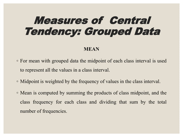 Measures of Central Tendency, Variability and Shapes | PPTX | Physics ...