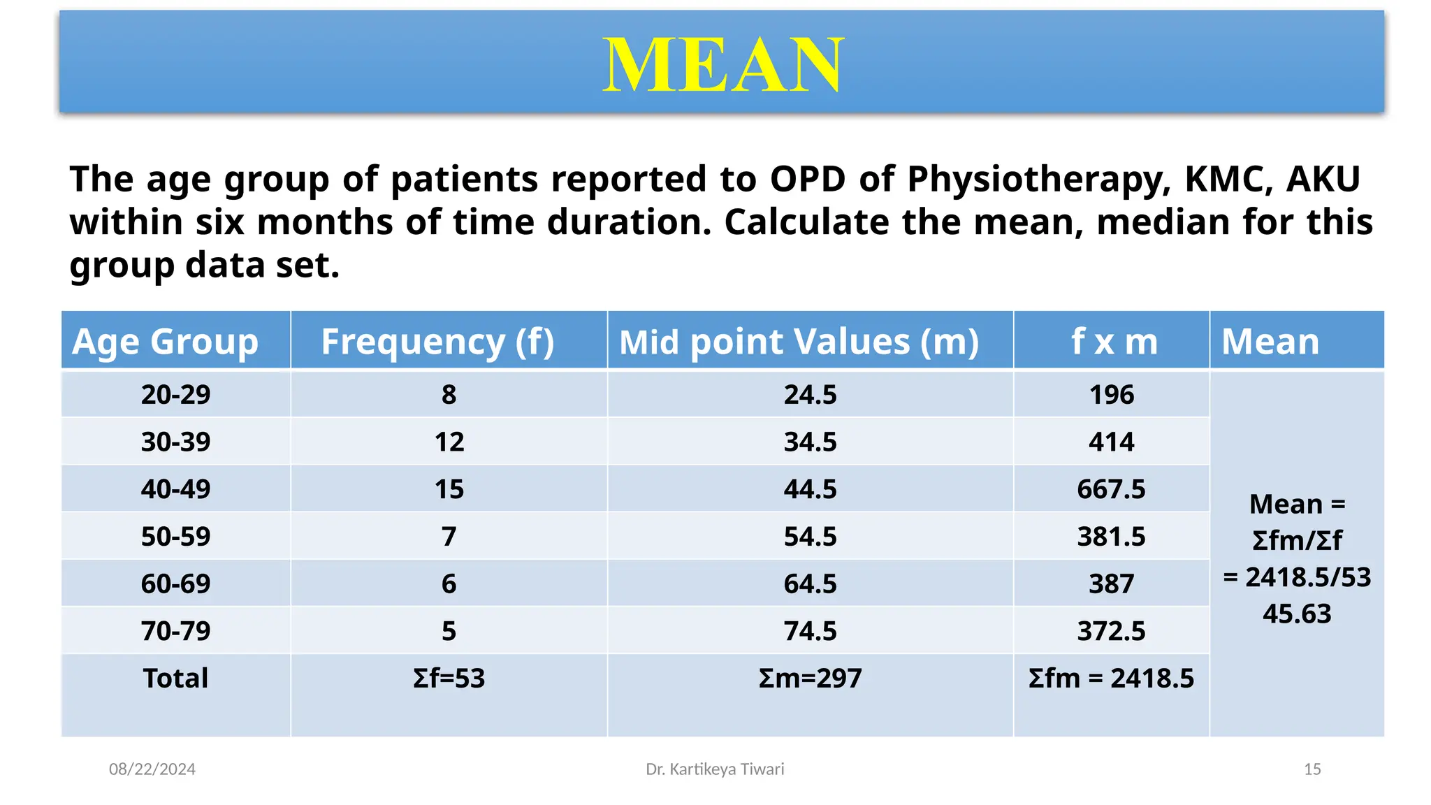 Descriptive statistics, mean, median, mode.pptx
