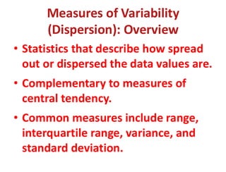 DESCRIPTIVE STATISTICS DESCRIPTIVE STATISTICS | PDF