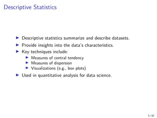 Descriptive Statistics . | PDF