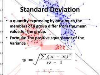 Descriptive statistics and use of excel | PPTX