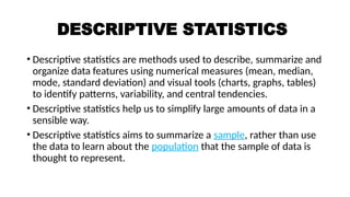 Comprehensive Guide to Descriptive Statistics and Data Visualization ...