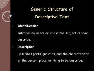 Descriptive text | PPT