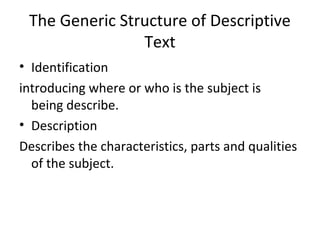 Descriptive text | PPT