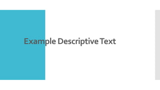 Example DescriptiveText
 