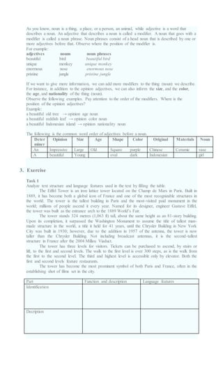 Descriptive text | DOCX