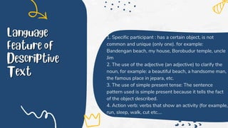Descriptive Text Pattern Descriptive text.pdf teach you descriptive text | PDF