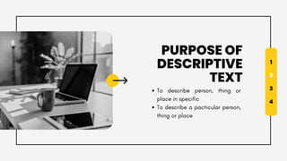 Comprehensive Guide to Descriptive Text: Structure, Features, and Usage ...