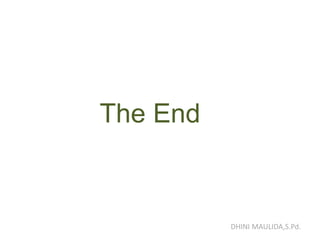 The End
DHINI MAULIDA,S.Pd.
 