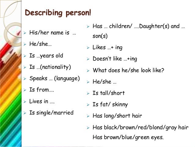 Contoh Descriptive Text Describing Person - J K A T L V