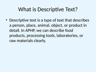 Slides Aphp Descriptive_Text_Presentation__APHP.pptx