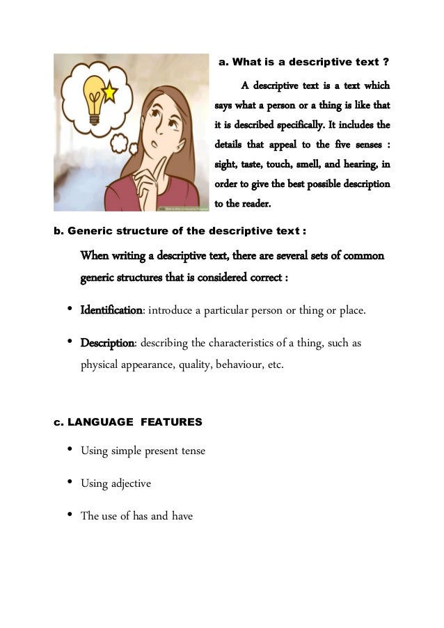 Contoh Descriptive Text Generic Structure - Simak Gambar Contoh Descriptive Text Generic Structure - Simak Gambar