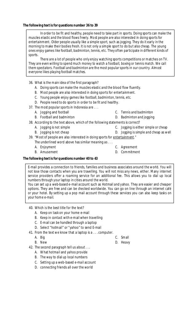 Descriptive Text Un Challenge