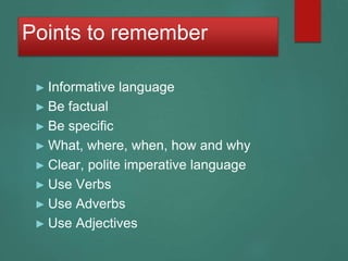 Descriptive writing by Ms. Aleen Gomes | PPTX