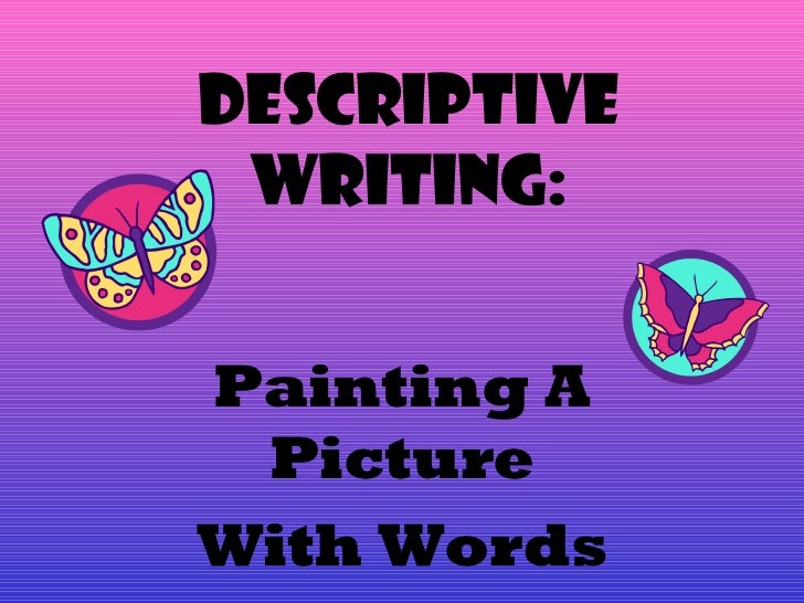 how to write a descriptive essay z word