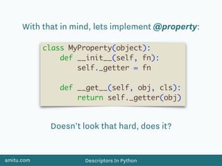 Descriptors In Python | PPT