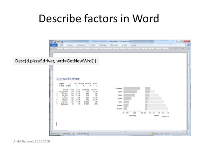 word desc