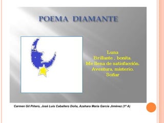 Carmen Gil Piñero, José Luis Caballero Doña, Azahara María García Jiménez (1º A)
 