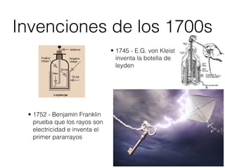 Descubrimientos del siglo XVIII | PPT