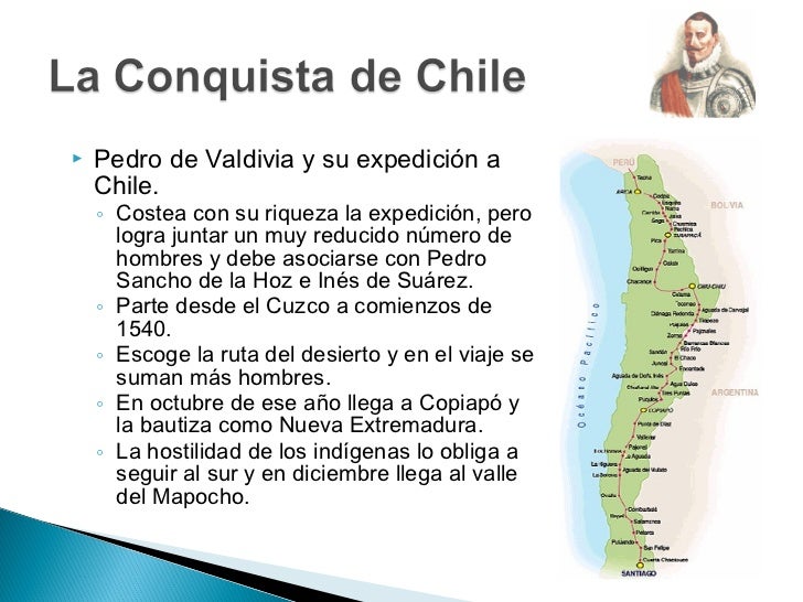 Descubrimiento y conquista de chile 5º básico