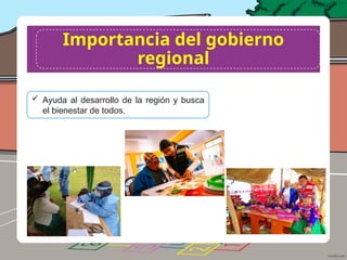 Organización y Funciones de los Gobiernos Regionales en el País | PPTX