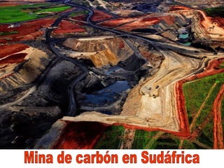 Mina de carbón en Sudáfrica 