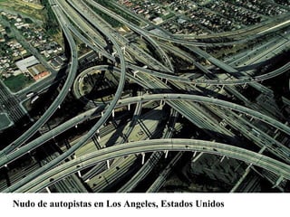 Nudo de autopistas en Los Angeles, Estados Unidos 