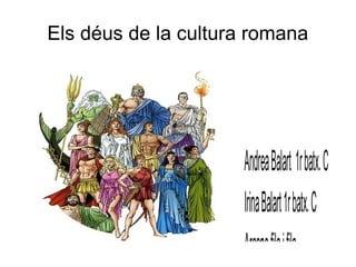 Els déus de la cultura romana




                     Andrea Balart 1r batx. C
                     Irina Balart 1r batx. C
                     Aracne fila i fila
 