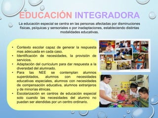 Desde la sociedad excluyente a la escuela inclusiva | PPTX