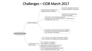 Challenges – CIOB March 2017
 
