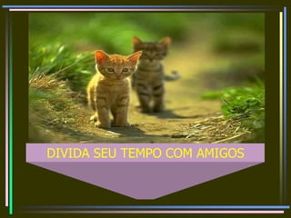 DIVIDA SEU TEMPO COM AMIGOS
