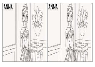 desenhos da Frozen em word