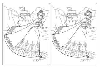 desenhos da Frozen em word