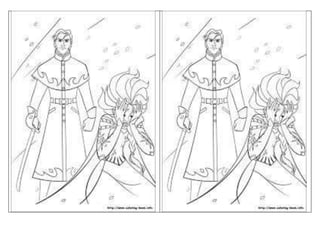 desenhos da Frozen em word