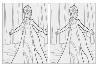 desenhos da Frozen em word