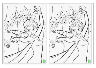 desenhos da Frozen em word