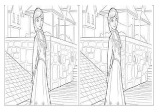 desenhos da Frozen em word