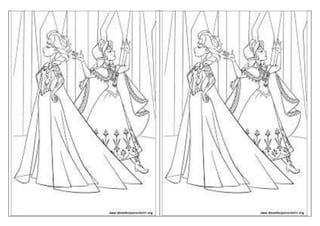 desenhos da Frozen em word