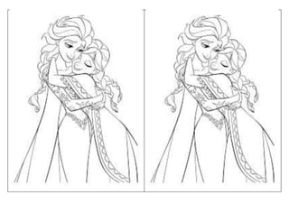 desenhos da Frozen em word