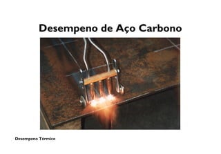 Desempeno Térmico
Desempeno de Aço Carbono
 