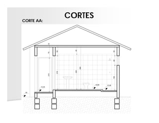 00
+0,35
+0,50 +0,48
7010
6055
45
265
55
155
220
210
210
CORTESCORTE AA:
 