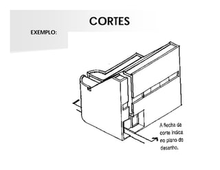 CORTES
EXEMPLO:
 