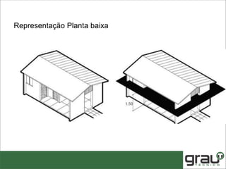 Representação Planta baixa
 