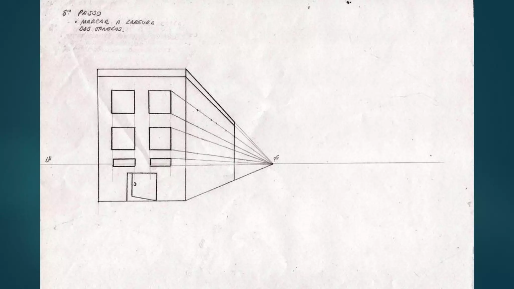 Desenho em perspectiva com um ponto de fuga | PDF