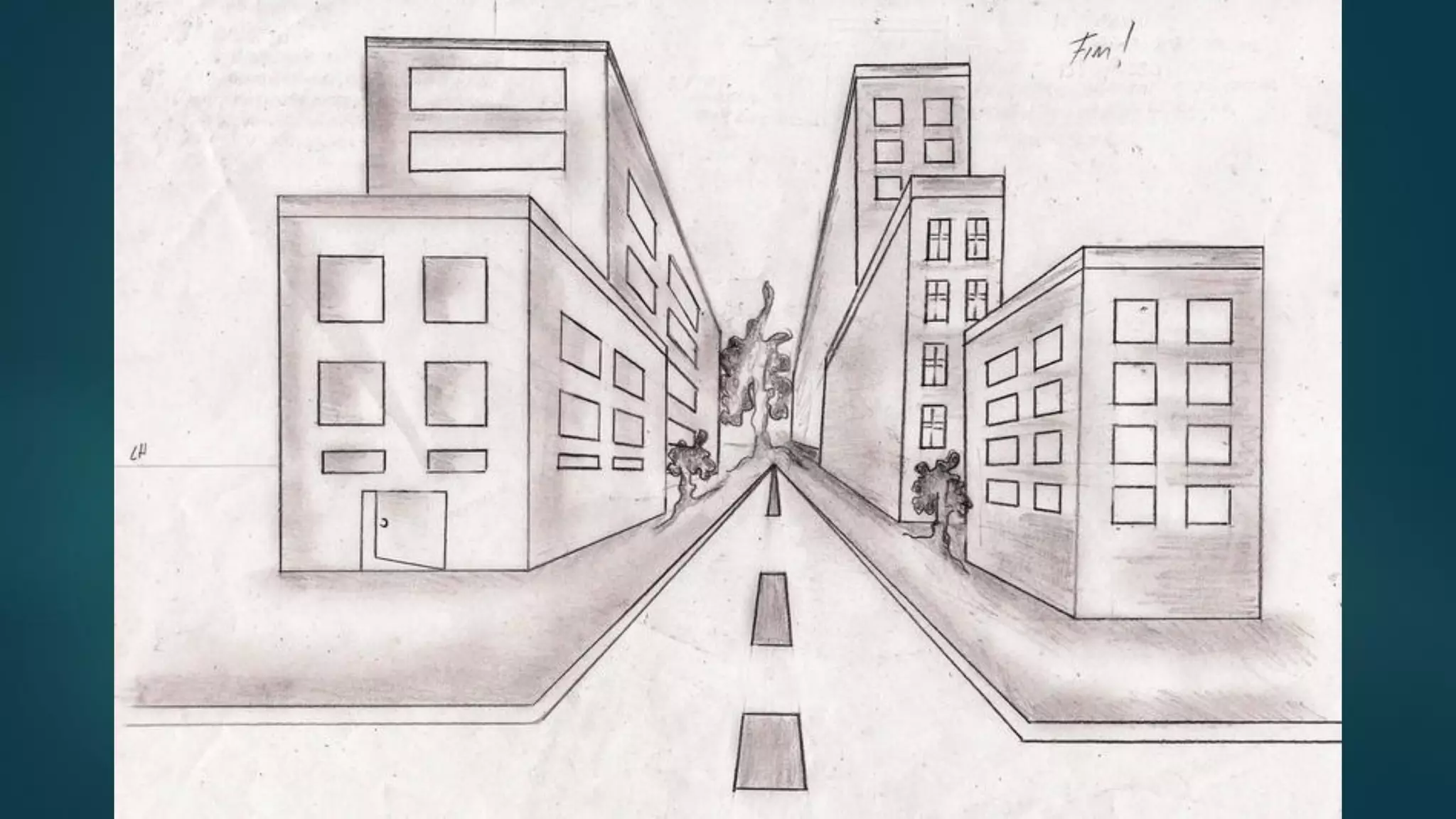 Desenho em perspectiva com um ponto de fuga | PDF