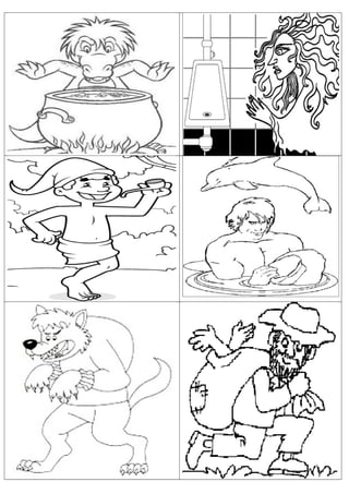 Desenhos maquete folclore